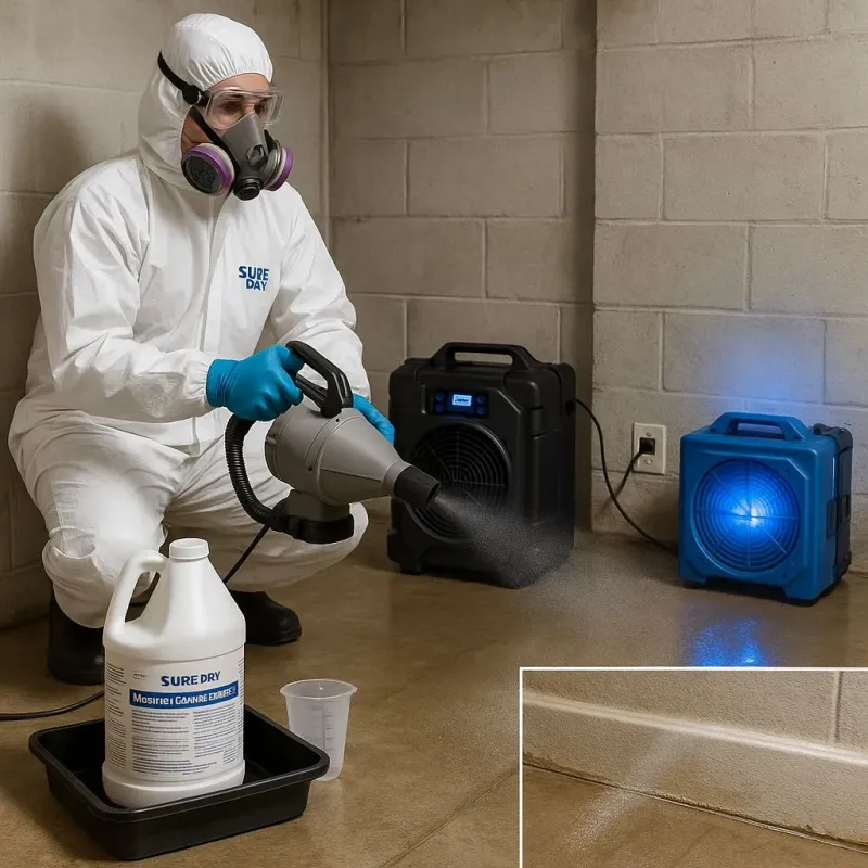 Sanitization and Odor Removal process in Monona, IA
